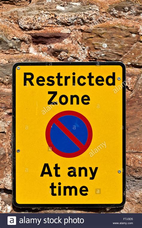 Restricted Zone Stock Photos And Restricted Zone Stock Images Alamy
