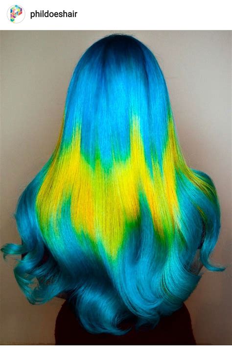 Dyed Hair Blue Hair Dye Wild Hair Color Epic Hair Rainbow Hair Styling Tools Pretty
