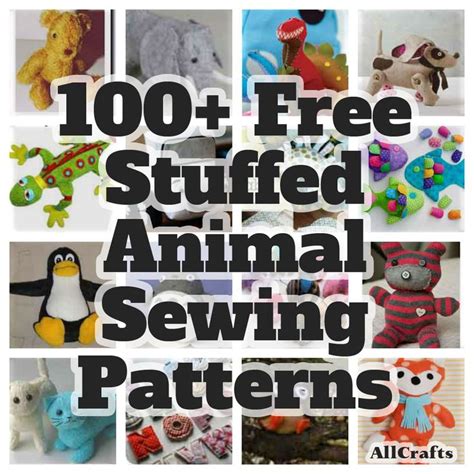 100 Free Stuffed Animal Sewing Patterns Printable