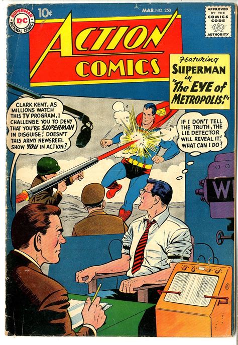 Action Comics Issue 250 Comics Details Four Color Comics