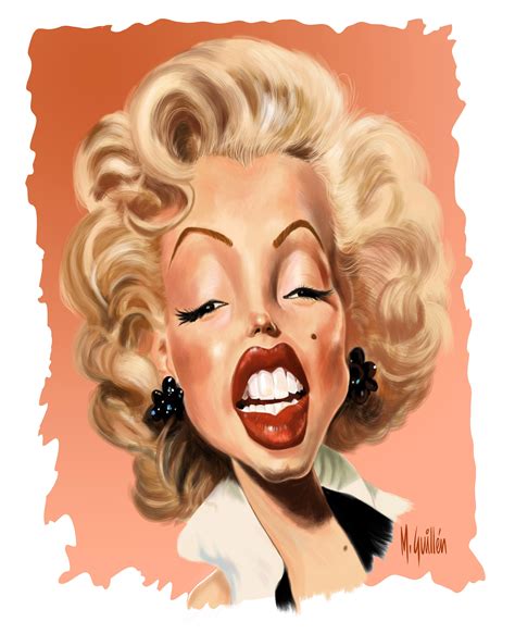 marilyn monroe caricature art inspiration art