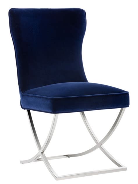 8 Elegant Velvet Dining Chairs In Navy Blue Cute Furniture