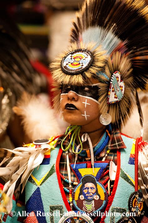 Gathering Of Nations Pow Wow Nez Perce Traditional Dancer In Albuquerque New Mexico Allen