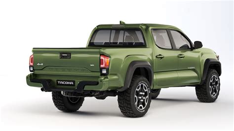 3d Model Toyota Tacoma 2020 Vr Ar Low Poly Cgtrader