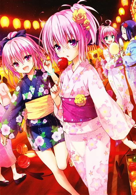 Momo Velia Deviluke Lala Satalin Deviluke Sairenji Haruna And Nana Asta Deviluke To Love Ru