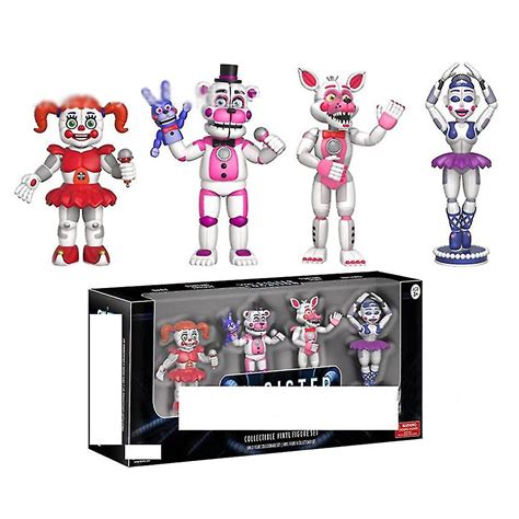 4 Stuks Set Vijf Nachten Bij Freddys Action Figure Fnaf Foxy Bonnie