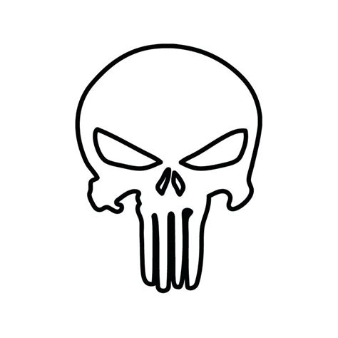 Collection Of Punisher Skull Clipart Free Download Best Punisher