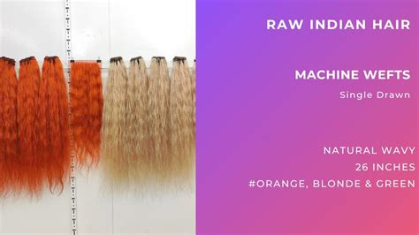 Machine Weft Hair Extensions YouTube