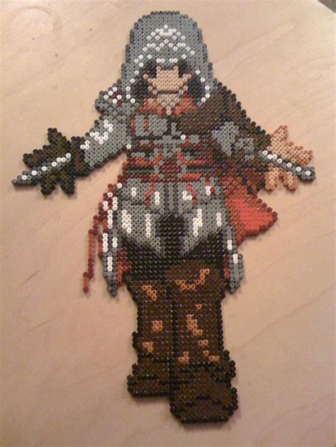 Assassins Creed Ezio Hama Beads By Lecops On Deviantart Pixel Art
