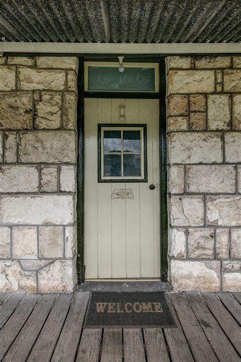 Entry Door To Old Country Cottage By Stocksy Contributor Rowena