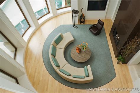 The Circular Shapes In The Furniture Echo The Architecture Modern