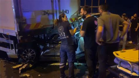 TEM Otoyolunda korkunç kaza Çok sayıda ölü ve yaralı var İstanbul