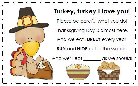 Thanksgiving has inspired some fantastic thanksgiving poems. Holly's Hobbie: Turkey Poem
