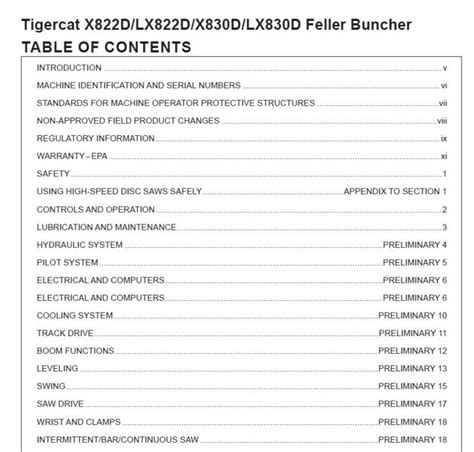 Tigercat X D Lx D X D Lx D Feller Buncher Service Manual Pdf