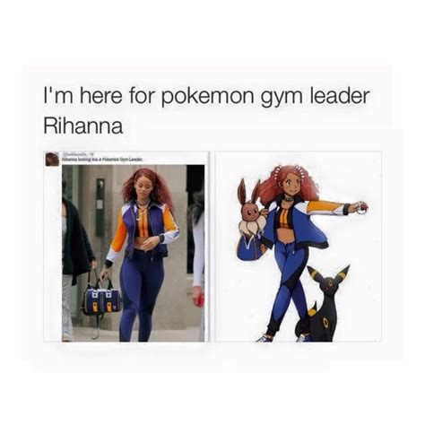 pin by ash bash on ♥ robyn rihanna fenty ♥ pokemon gym leaders gym leaders pokemon