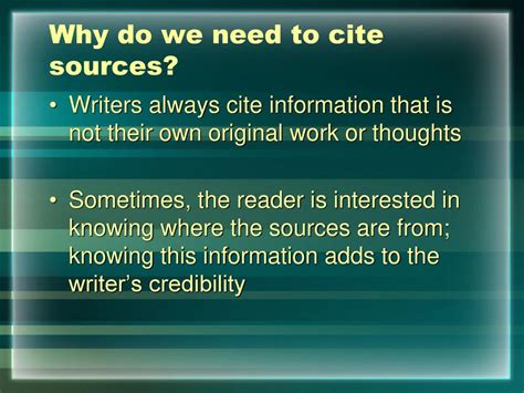 How To Cite Sources Research Paper Ppt Download