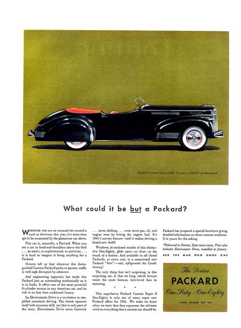 1941 Packard Custom Convertible Victoria By Darrin Flickr