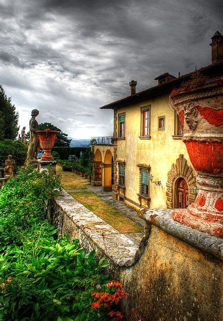 Villa Gamberaia Province Of Florence Tuscany Region Italy Places To