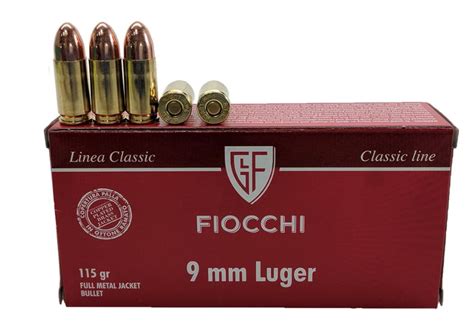 Fiocchi Classic Line 9mm Fmj 115 Grain Sig Talk