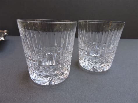 waterford maeve pattern crystal old fashioned glasses sold separately