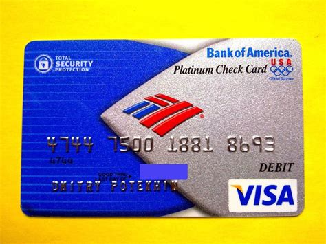 Credit card visa bank of america. USA BANK OF AMERICA VISA PLATINUM | Предметы для коллекций ...