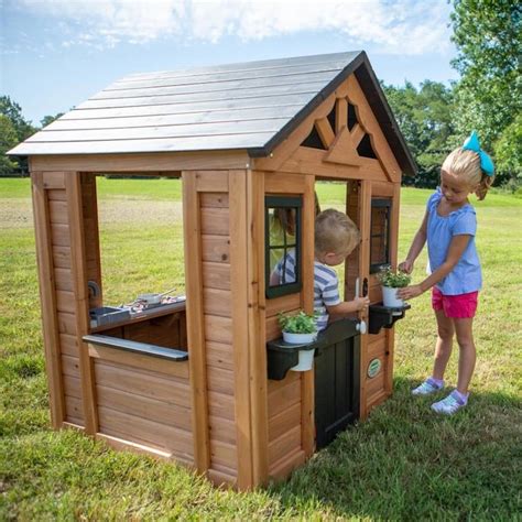 Backyard Discovery Sweetwater Playhouse Wood Playhouse Kit In The