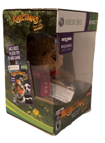 Kinectimals Game W Plush Bear Toy Limited Edition ToysЯus Microsoft