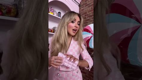 Sabrina Carpenter Promoting Her Perfume Sweet Tooth Using Ariana