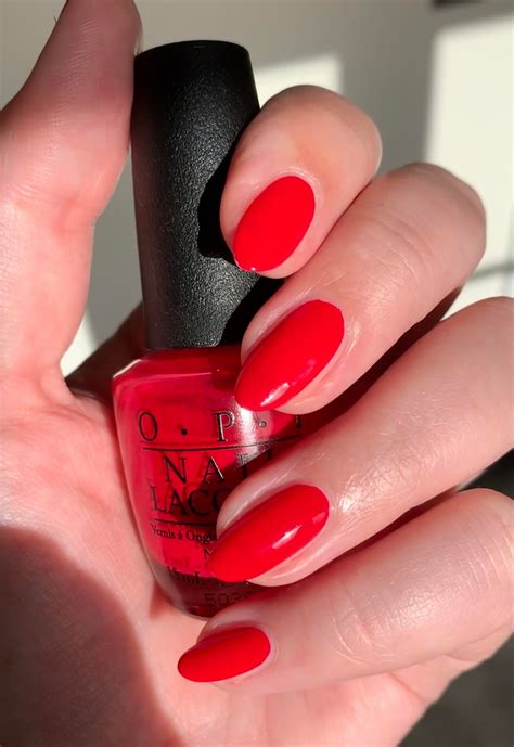 My Favourite Classic Bright Red Opi Colour So Hot It Berns In 2020