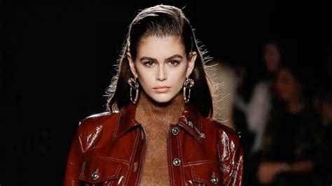 get to know cindy crawford s mini me daughter and rising star kaia gerber abc news