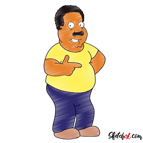 How To Draw The Cleveland Show Characters Blackartphotographyvintage