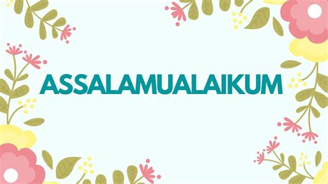 Assalamualaikum Brothers And Sisters [ Intro ] Youtube