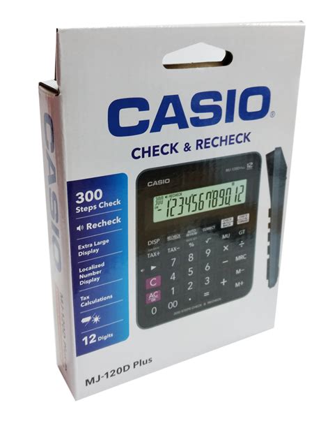 Casio Calculator Mj120d Plus Ay Stationery