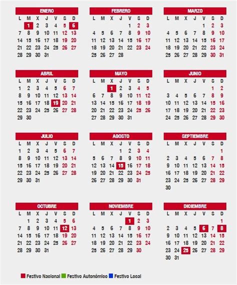 Aprobado El Calendario Laboral 2019 En Andalucía Los Festivos Y