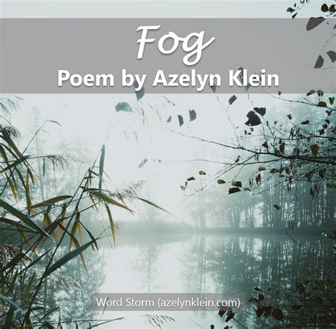 Word Storm Poem Fog
