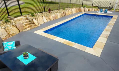 Narellan Serene Fiberglass Pool For Sale Hometurf Inc Pools And Custom