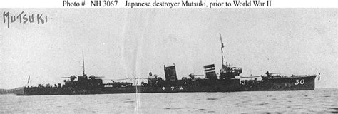 Ijn Mutsuki Class Destroyers