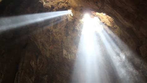 Beautiful Sunlight In Cave Stock Footage Video 100 Royalty Free