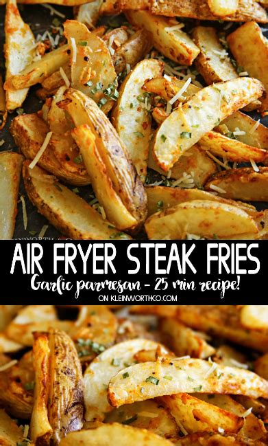 Surely, an air fried steak misses smoky flavor, grill marks and caramelization. Air Fryer Steak Fries - Pasti Seru Pinterest