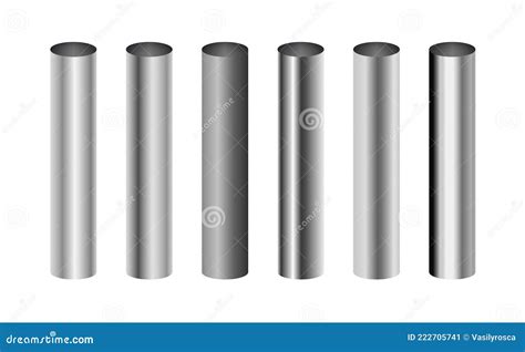 Barra Cromatica Di Tubo Di Alluminio In Metallo Cilindrico Tubo Di