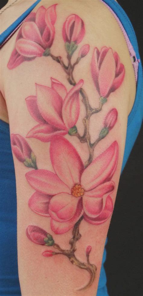 65 Beautiful Flower Tattoo Designs Magnolia Tattoo