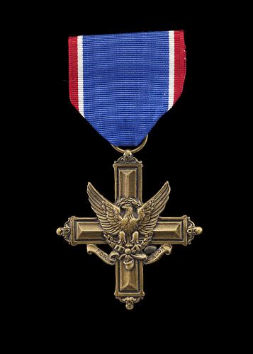 Distinguished Service Cross And Ribbon Issued To Lewis Broadus