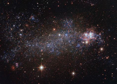 Ngc 5408 Hubble Snaps Image Of Little Known Irregular Galaxy