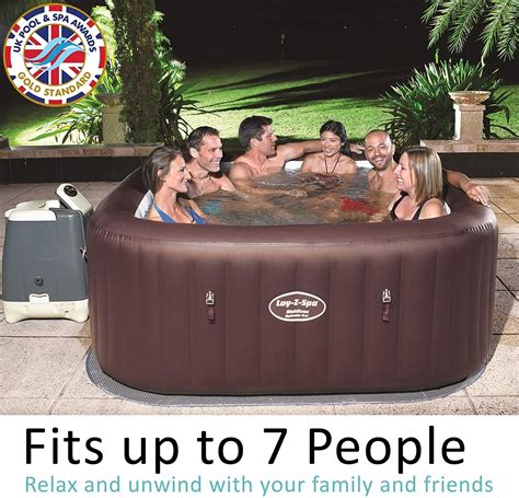 Amazon Co Uk Lay Z Spa Lay Z Spa Range Inflatable Hot Tubs Spa Hot