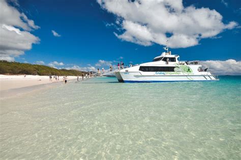 Cw Whitehaven Beach Half Day Tour From Airlie Beach Morning Cruise Sailing Whitsundays
