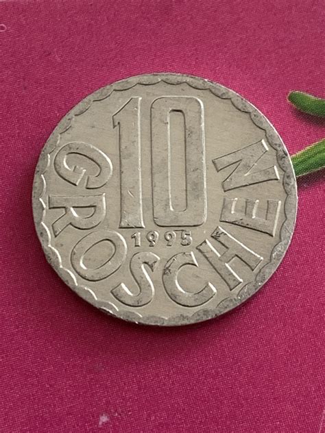Austria 1995 10 Groschen Coin Imperial Eagle Etsy