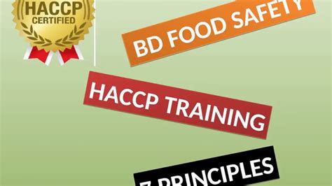 What You Will Learn In Haccp Training Youtube