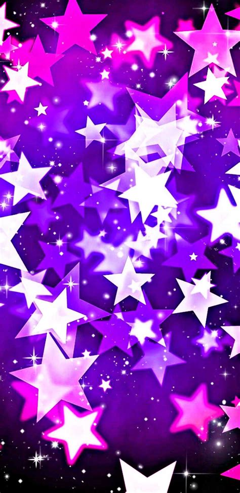 Purple Stars Wallpaper Wallpaper Sun
