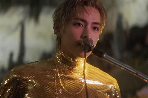 Bts V Gets Up Close And Personal With The Camera In ‘love Me Again Video In 2023 Love Me Again