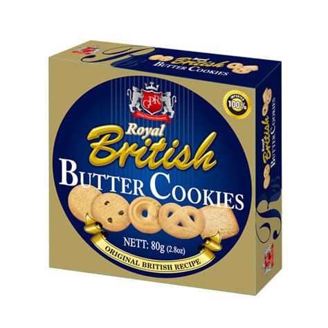 Ideal for reception areas or breakrooms. GPR Royal British Butter Cookies (80g x 36 box) *Minimum ...